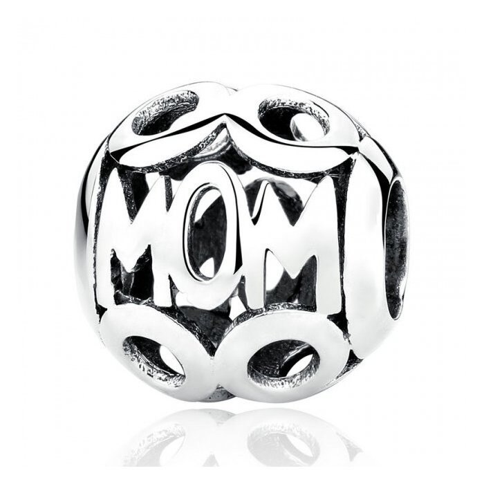 Talisman din argint patinat Silver Mom