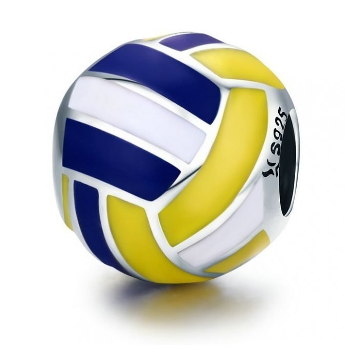 Talisman din argint cu Minge Volleyball