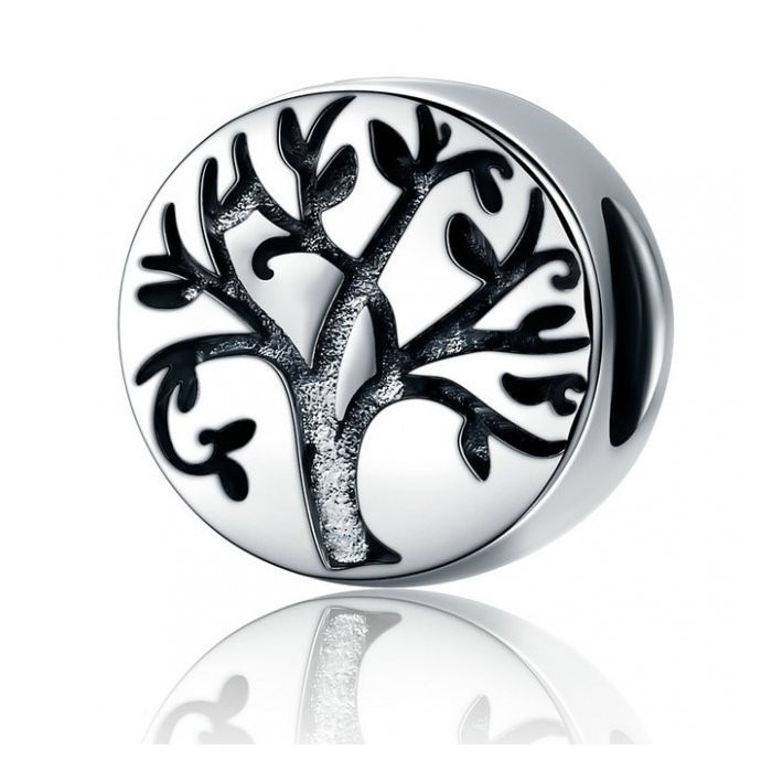 Talisman din argint patinat cu Copacel