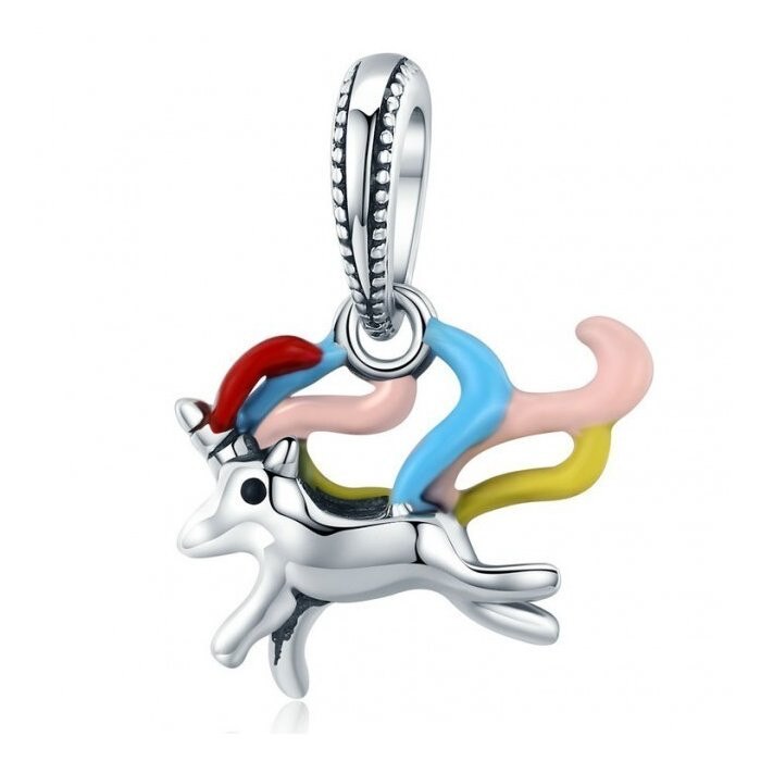 Talisman din argint Happy Unicorn