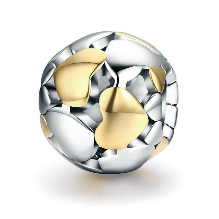 Talisman din argint Luminous Hearts