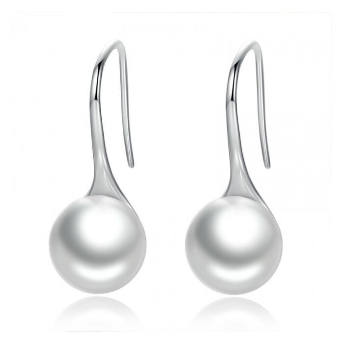 Cercei din argint Elegant Pearls white