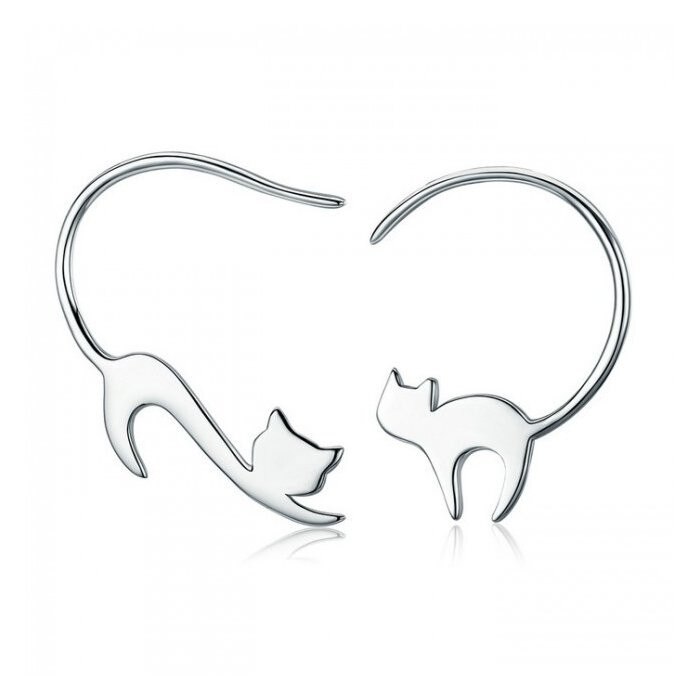 Cercei din argint Silver Cats