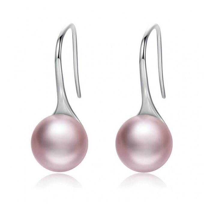 Cercei din argint Elegant Pearls rose