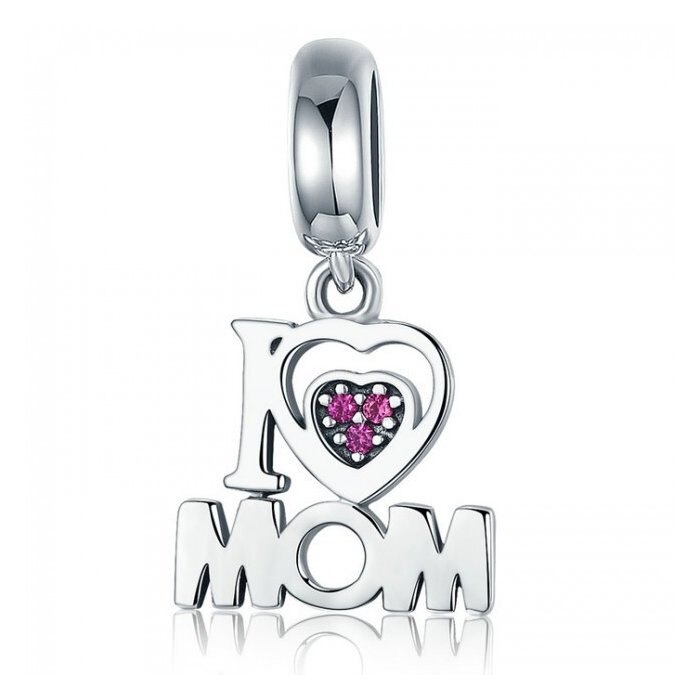 Talisman din argint I Love Mom