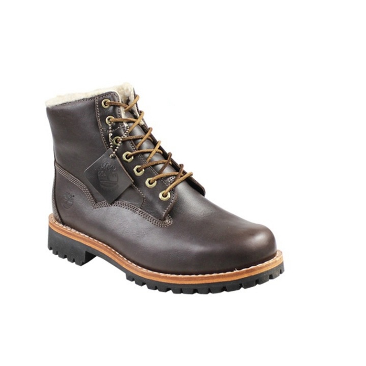 Pantofi barbati, Timberland, Piele naturala, Maro, 41.5