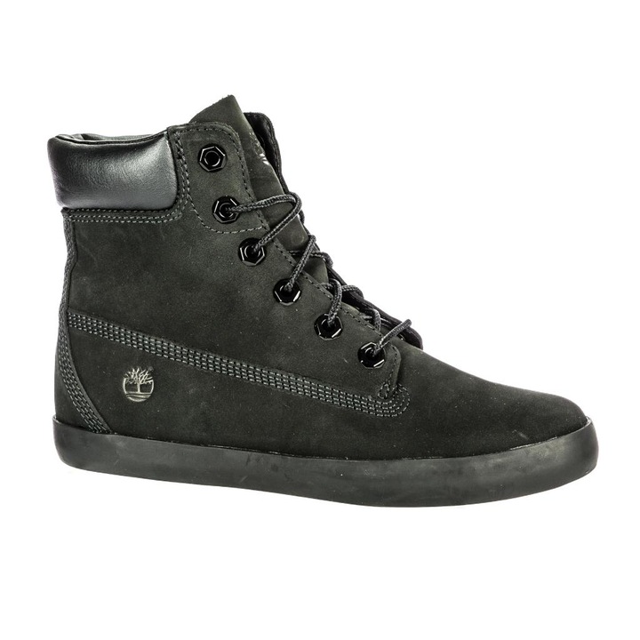 Дамски обувки Timberland, Естествена кожа, Матово черно