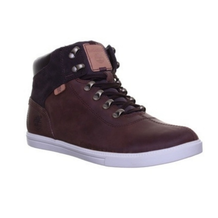 Pantofi barbati, Timberland, Piele naturala, Maro, 44.5 EU