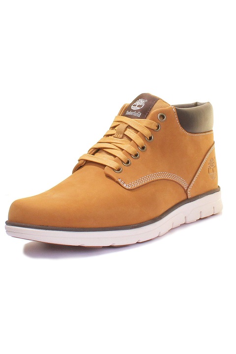 Pantofi barbati, Timberland, Piele naturala, Maro, 41, Saten deschis, 41