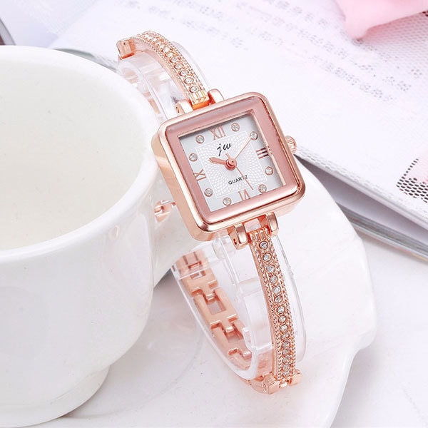 Ceas Dama Quartz jw Casual Elegant Rose, CP9204RE, curea din metal (zale), afisaj analog