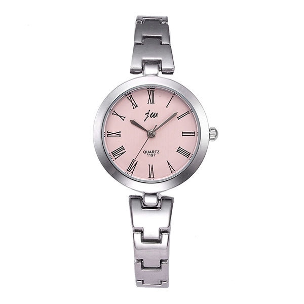 Ceas Dama Quartz jw Casual Elegant Silver, CP99697SR, curea din metal (zale), afisaj analog