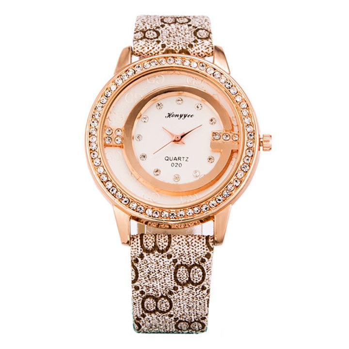 Ceas Duoya Dama Quartz Casual Elegant Maro, PN999277MO, curea din piele, afisaj Analog
