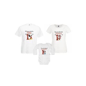 Set tricouri familie 1 an  Set tricouri familie 1 an