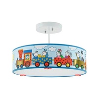 Lustra pentru copii, Home BB ML01, abajur panza, 3xE14, max 40W
