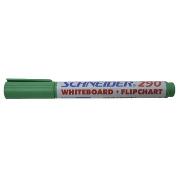 Marker SCHNEIDER Maxx 290, pentru tabla de scris+flipchart, varf rotund 2-3mm - verde Marker SCHNEIDER Maxx 290, pentru tabla de scris+flipchart, varf rotund 2-3mm - verde