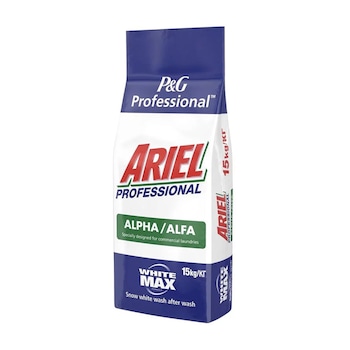 Detergent rufe Ariel Professional Alpha/Alfa White Max, 15 kg Detergent rufe Ariel Professional Alpha/Alfa White Max, 15 kg