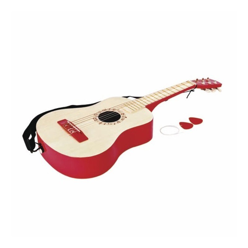 Chitara vibranta rosie HAPE