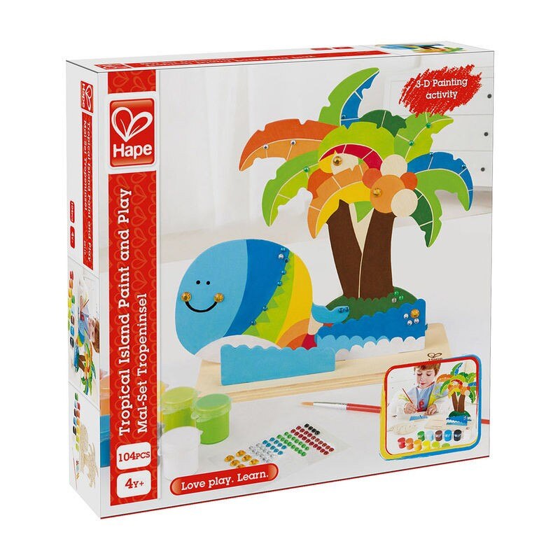 Insula tropicala - picteaza si joaca-te - HAPE