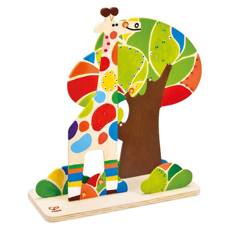 Prietenii junglei - picteaza si joaca-te - HAPE