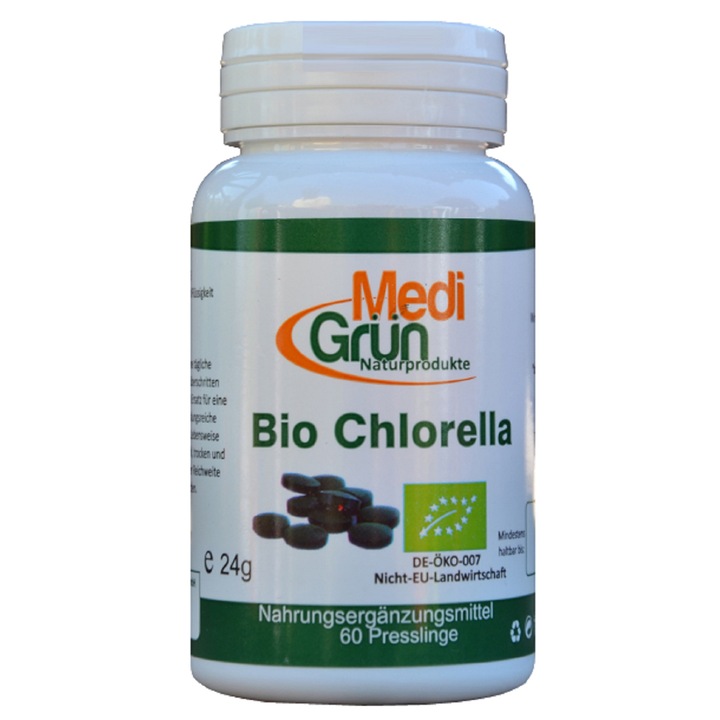 Chlorella 60 Tablete BIO Medigrun