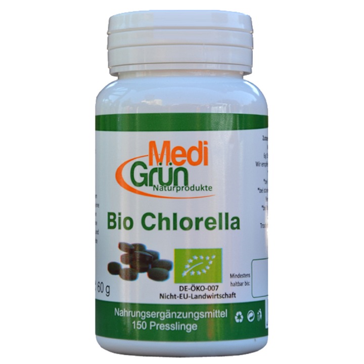 Chlorella 150 Tablete BIO Medigrun