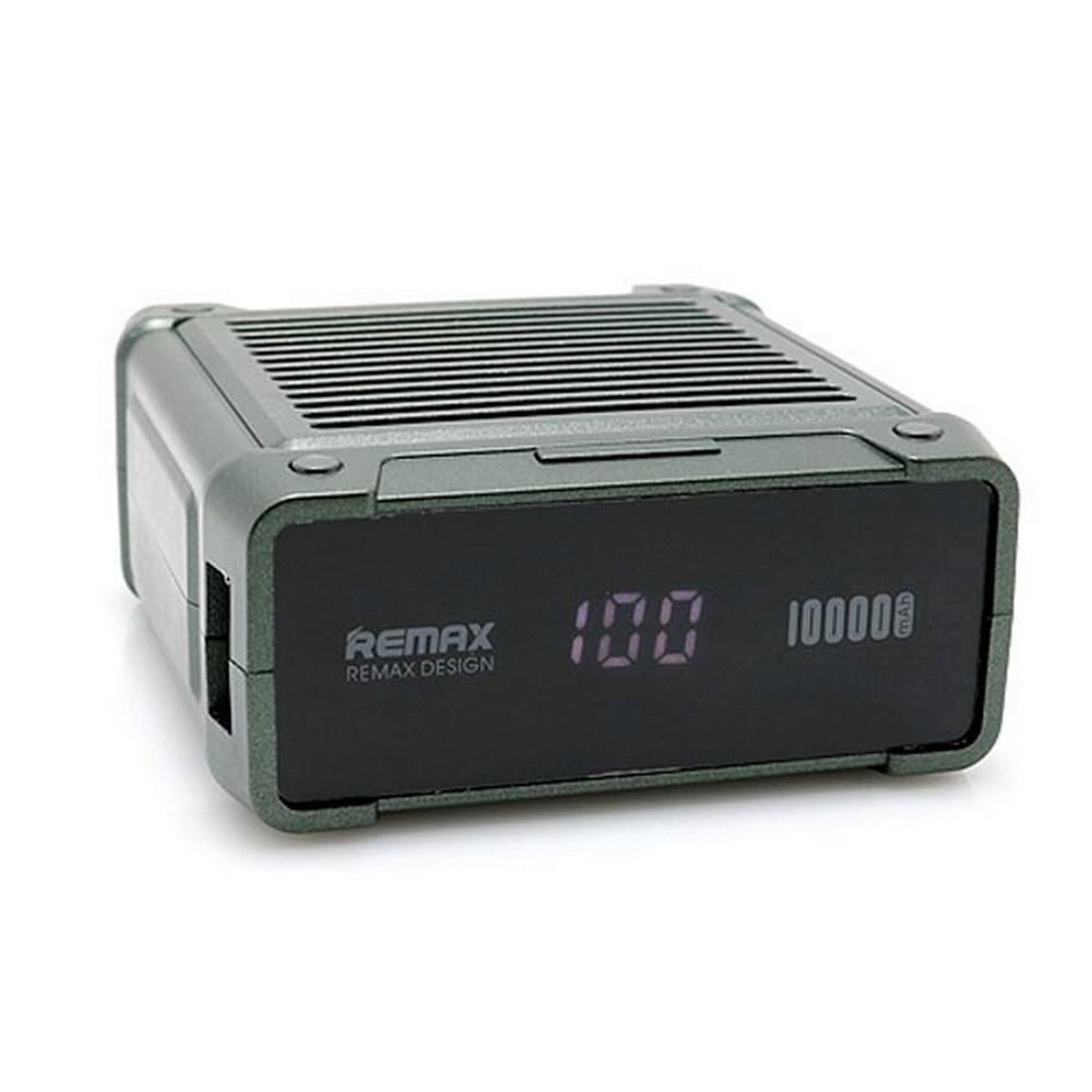 Baterie externa (Powerbank) Remax Armory Style (RPP-79), 10.000 mAh, Fast Charge, 2*USB, Verde