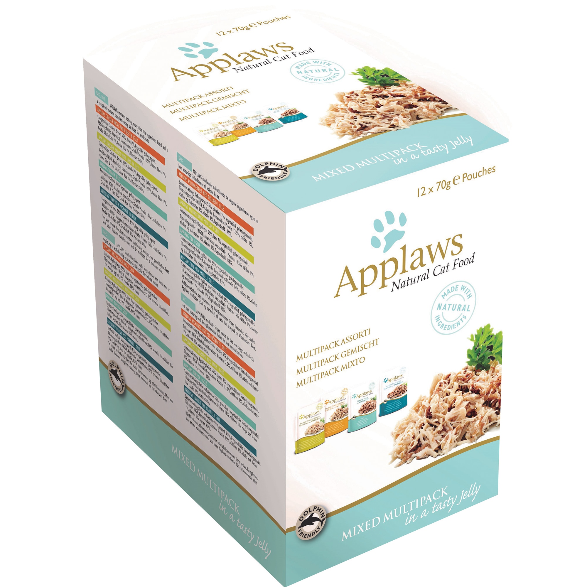 Hrana umeda pentru pisici Applaws, Varietati in Aspic, 12x70g