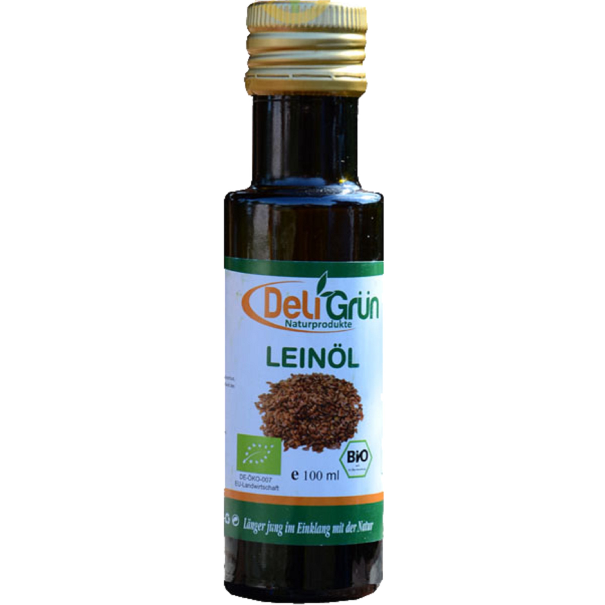 Ulei de In Seminte Presat la Rece BIO 100ml Medigrun