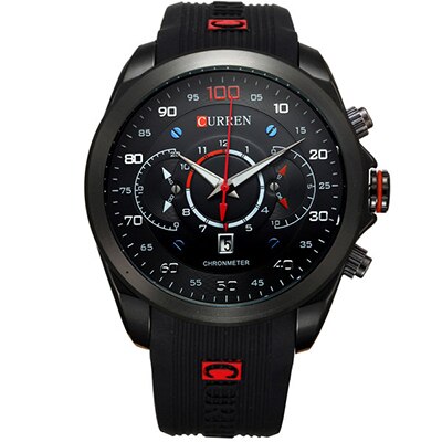 Ceas Quartz Curren Chronmeter Black 995876