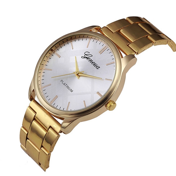 Ceas Barbatesc Quartz Geneva Casual Elegant , CP9892, curea din aliaj, afisaj analog
