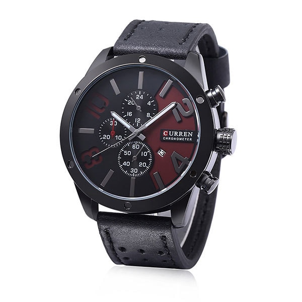 Ceas Barbatesc Quartz Curren Casual Elegant, CP9922RU, curea din piele, afisaj analog