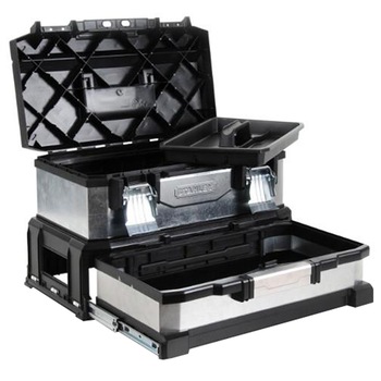 Cutie scule Stanley 55 cm, sertar detasabil, tava asamblare, 55 x 28 x 33 cm Cutie scule Stanley 55 cm, sertar detasabil, tava asamblare, 55 x 28 x 33 cm