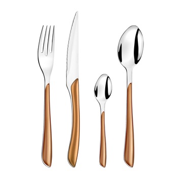 Set tacamuri Amefa Eclat, copper, 24 piese Set tacamuri Amefa Eclat, copper, 24 piese