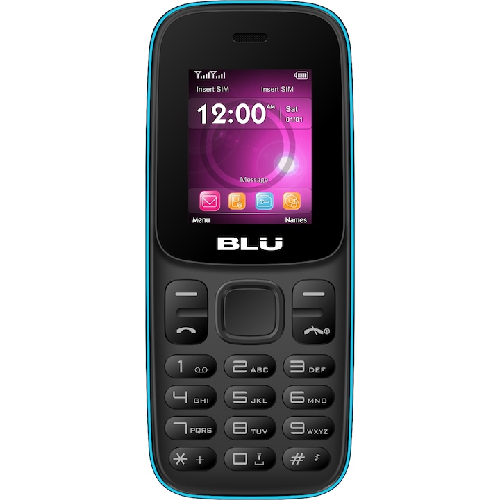 Мобилен телефон BLU Z5, Dual Sim, Черен, Меню на Български Език
