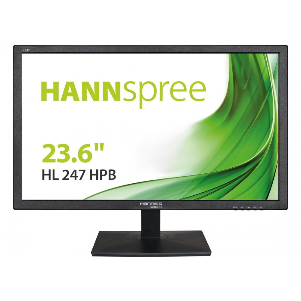 Monitor HANNSPREE HL247HPB, TFT, 23.6 inch, Full HD, D-Sub, HDMI, DVI-D, Negru