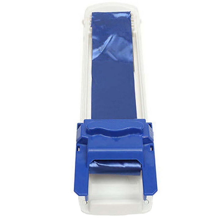 Masina de infasurat sarmale, Dolmer, 34 x 8.5 x 8 cm, Alb/Albastru