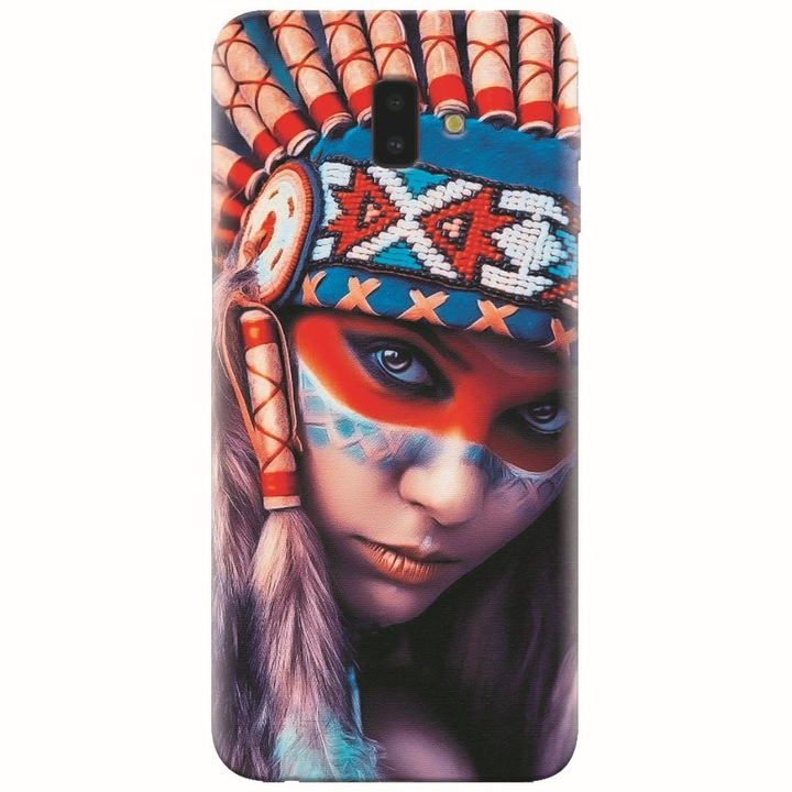 Husa silicon pentru Samsung Galaxy J6 Plus, Attractive Girl Model