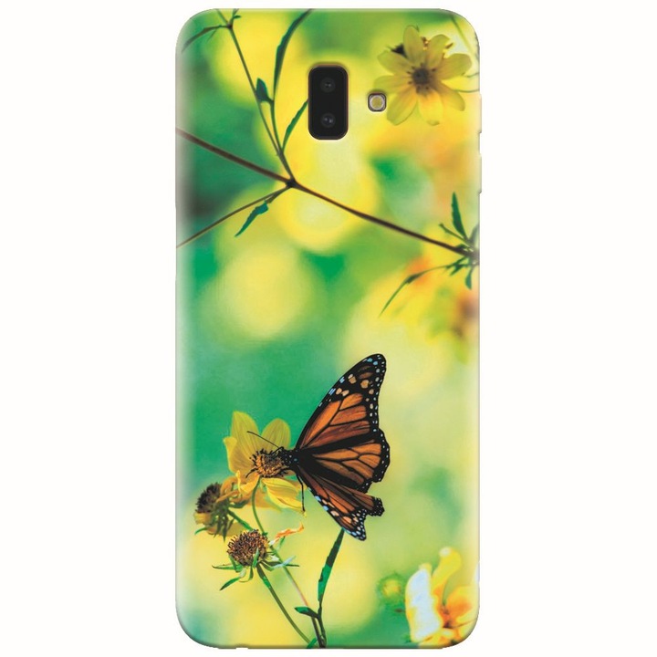 Husa silicon pentru Samsung Galaxy J6 Plus, Butterfly