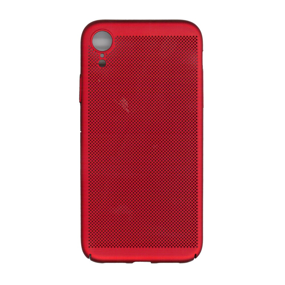 Husa de protectie spate, EuroCell Air, cu perforatii pentru iPhone XR, rosu