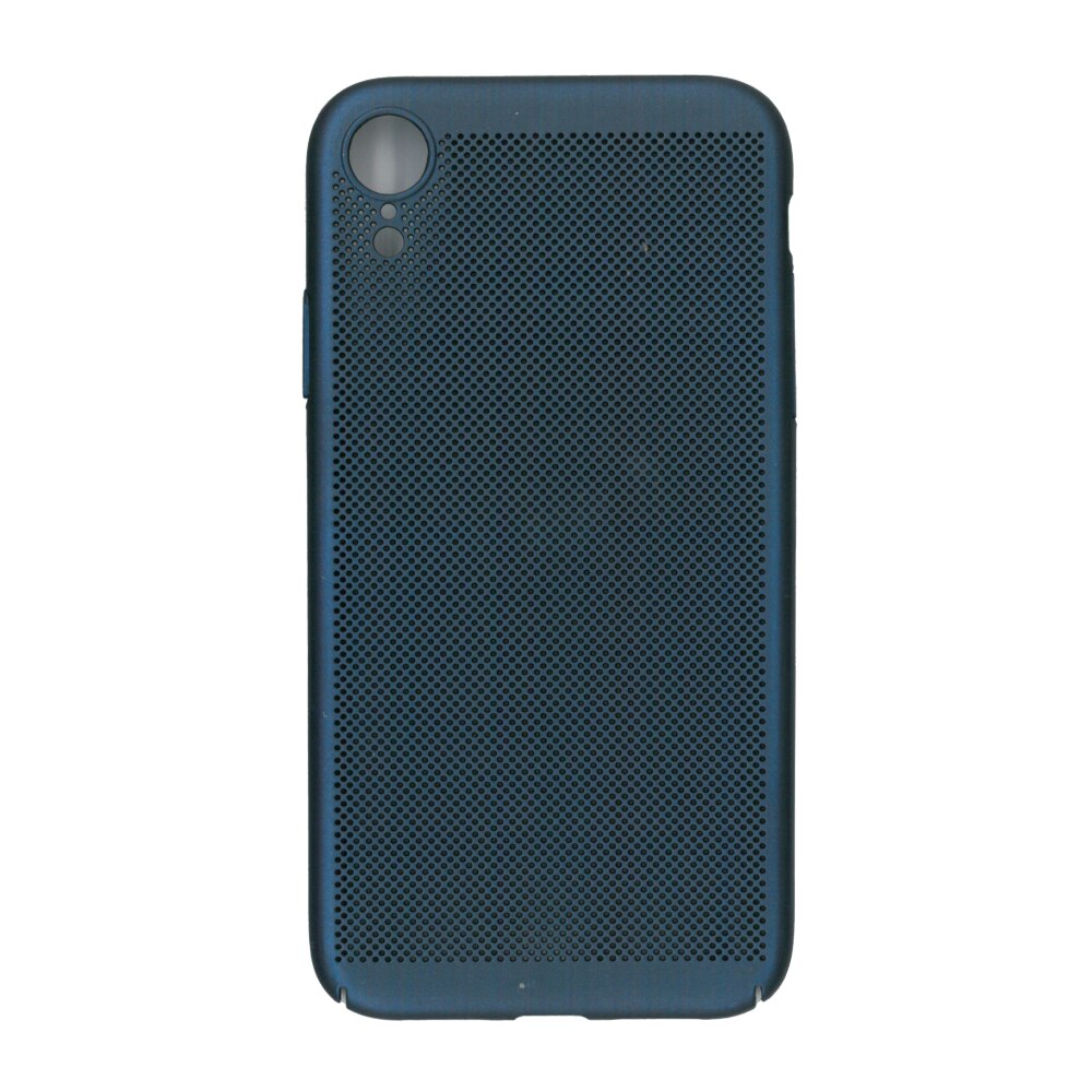 Husa de protectie spate, EuroCell Air, cu perforatii pentru iPhone XR, albastru