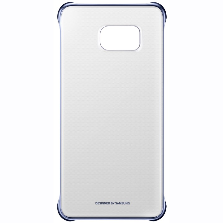 Samsung Clear Cover gyári védőtok Galaxy S6 Edge Plus-hoz, Blue Black