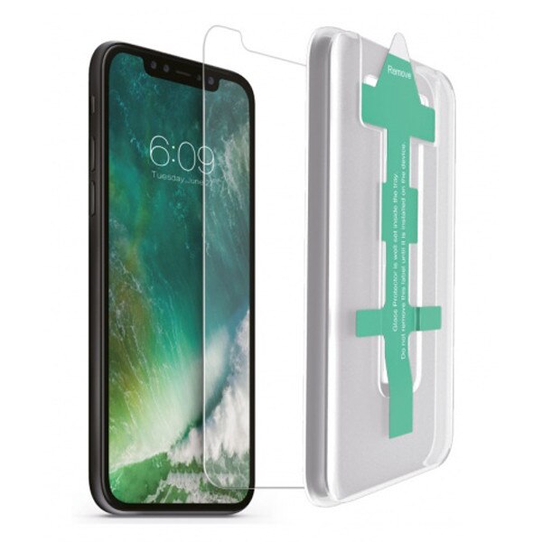 Folie de sticla cu aplicator NEVOX NevoGlass+ Apple iPhone Xs Max Clear