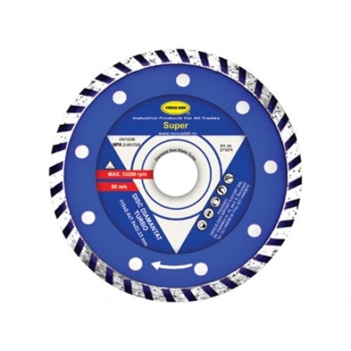 Disc diamantat turbo 230X2.8X7.8X22.23 mm