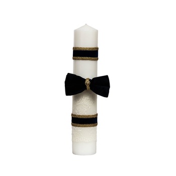 Lumanare botez Trendy, culoare bleumarin Lumanare botez Trendy, culoare bleumarin