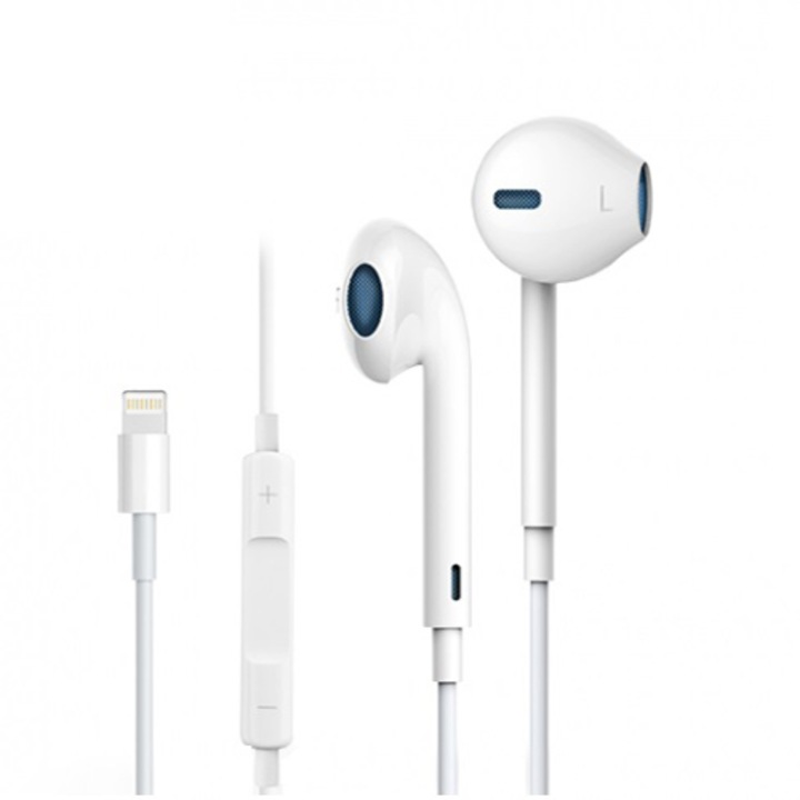 Слушалка Smart Earphone с Lightning Interface iPhone, Бели