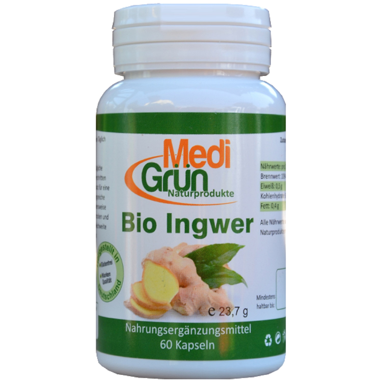 Ghimbir Extract 60 Capsule BIO Medigrun
