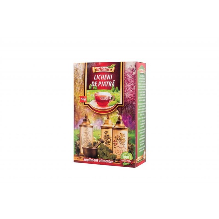 Ceai Licheni de piatra, 50g, AdNatura