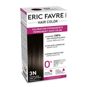 Pachet Vopsea de par 3N Saten inchis, Eric Favre Hair Color Pachet Vopsea de par 3N Saten inchis, Eric Favre Hair Color