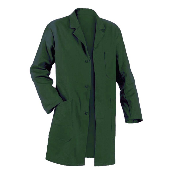 Halat de lucru Techno, Verde, 44 (S)