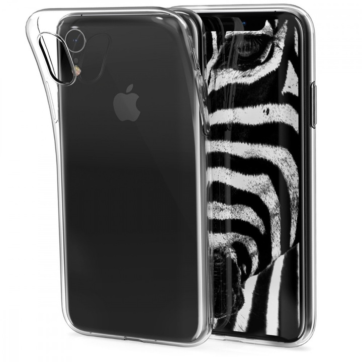 Husa pentru Apple iPhone XR, Silicon, Transparent, 45919.03